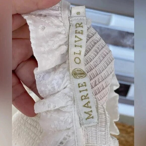 Marie Oliver Quinnlyn Paisley Maxi Dress small cream - Picture 16 of 16